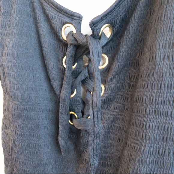 California Waves Lace-up Cheeky One-Piece Swimsuit - Picture 2 of 5